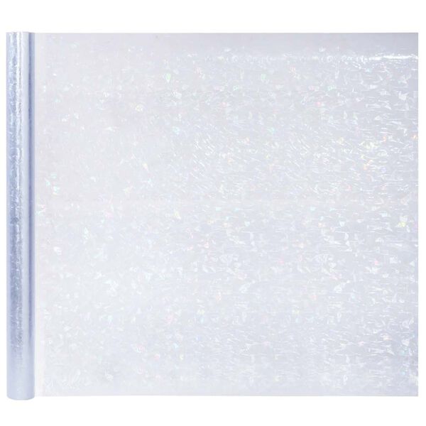 vidaXL Prozorske folije 5 kom matirane 3D s uzorkom duge PVC