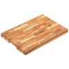 vidaXL Daska za rezanje 50 x 35 x 4 cm od masivnog bagremovog drva