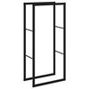 vidaXL Stalak za drva crni 55x30x116 cm čelik
