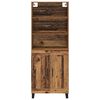 vidaXL Highboard Staro drvo 69,5 x 34 x 180 cm Konstruirano drvo