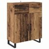 vidaXL Highboard Staro drvo 69,5 x 34 x 180 cm Konstruirano drvo