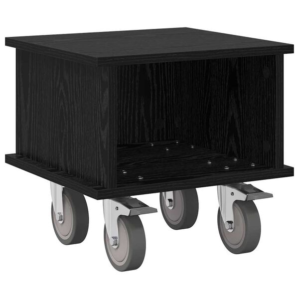 vidaXL TV stalak Crni hrast 37 x 35 x 35 cm Konstruirano drvo