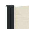 vidaXL Bočna tenda na uvlačenje krem 100 x 500 cm