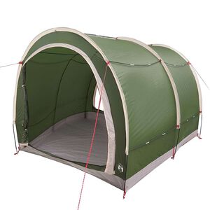 vidaXL &Scaron;ator za spremanje bicikala Zelena 256 x 222 x 182 cm taft