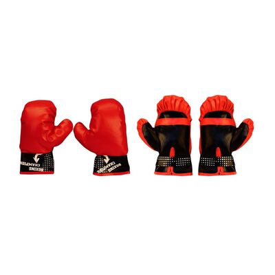 Avento Junior Reflex set boksačke lopte crno-crveni 41BE