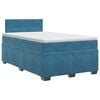 vidaXL Boxspring krevet s madracem Tamno plava 120 x 200 cm Bar&scaron;un