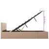 vidaXL Hidraulični okvir za krevet od umjetne kože boja kave 160x200 cm