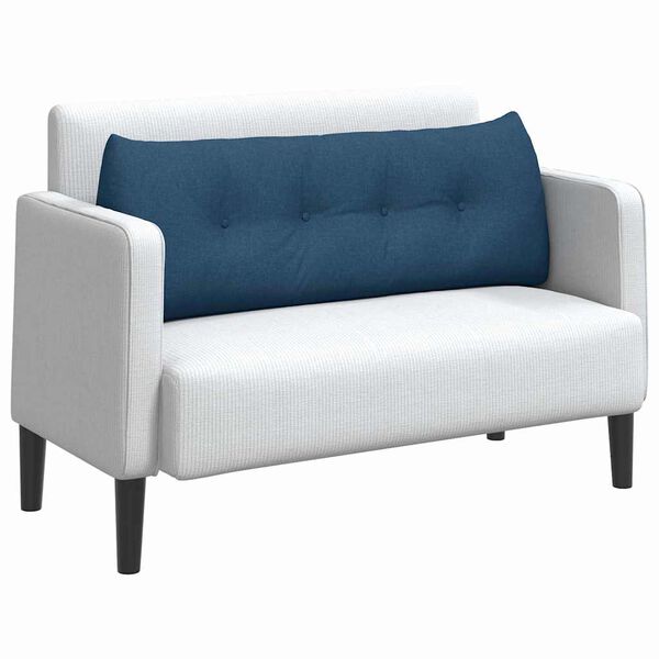 vidaXL Jastuk za leđa Plava 140 x 24 x 50 cm tkanina