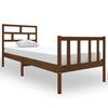 vidaXL Okvir za krevet boja meda od borovine 75 x 190 cm mali