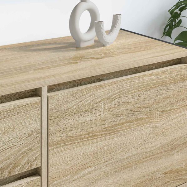 vidaXL TV ormar s ladicama Sonoma 100 x 36 x 49.5 cm Konstruirano drvo