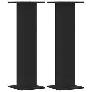 vidaXL Stalci za biljke 2 kom crni 30 x 30 x 95 cm konstruirano drvo