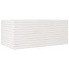 vidaXL Vrtna sadilica bijela 110x60x45,5 cm od masivne borovine
