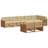 vidaXL Set vanjskih sofa s jastukom 8 pcs Prirodna i bež
