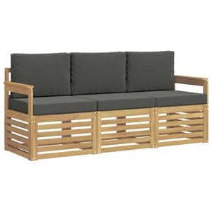 vidaXL Setovi sofa 3 kom. Bijela i antracit Poliester