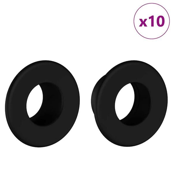 vidaXL Stopere za nogometni stol 10 pcs Bijelo 3 x 3 x 2 cm HIPS