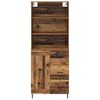 vidaXL Highboard s ladicama Staro drvo 69,5 x 34 x 180 cm