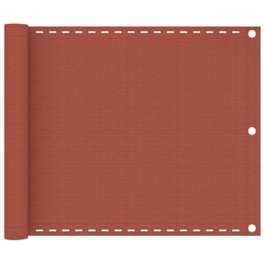 vidaXL Balkonski zastor terakota 75 x 400 cm HDPE