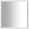 vidaXL Ogledalo srebrno 40 x 40 cm