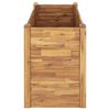 vidaXL Vrtna gredica od masivnog bagremovog drva 160 x 60 x 84 cm