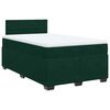 vidaXL Krevet box spring s madracem tamnozeleni 120x190 cm bar&scaron;unasti
