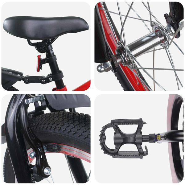 vidaXL Dječji Bicikl 18 Inča za djecu od 5 do 7 godina Plava Crna