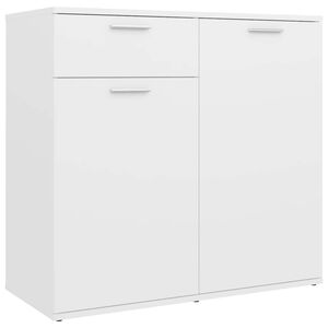 vidaXL Komoda bijela 80 x 36 x 75 cm od konstruiranog drva