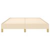 vidaXL Okvir za krevet bez madraca krem 140 x 190 cm od tkanine