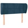 vidaXL Uzglavlje s u&scaron;ima tamnoplavo 83x23x78/88 cm bar&scaron;unasto