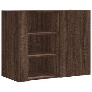 vidaXL Zidni ormarić smeđa boja hrasta 75x35x60 cm konstruirano drvo