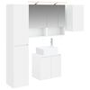 vidaXL Set ormarića za kupaonicu 5 pcs Bijela 50 x 14,5 x 70 cm