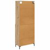 vidaXL Highboard Umjetnički hrast 69,5 x 34 x 180 cm Konstruirano drvo