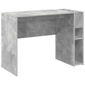 vidaXL Stol Betonski sivi Konstruirano drvo 109 x 50 x 78 cm