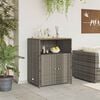 vidaXL Cabinet s policom Siva 70 x 50 x 87 cm Poliester i Roly Rattan