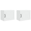vidaXL Kuhinjski ormarić s policom Zidne 2 pcs Bijelo 50 x 31 x 40 cm