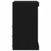 vidaXL LED komoda Crni hrast 60,5 x 37 x 67 cm Konstruirano drvo