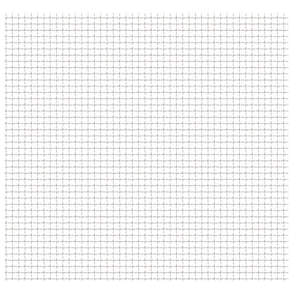 vidaXL Vrtna mrežasta ograda od nehrđajućeg čelika 100x85 cm 21x21x2,5 mm