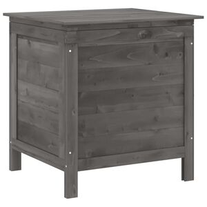 vidaXL Vrtna kutija za pohranu antracit 50 x 49 x 56,5 cm od jelovine