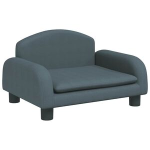 vidaXL Krevet za pse tamnosivi 50 x 40 x 30 cm od tkanine