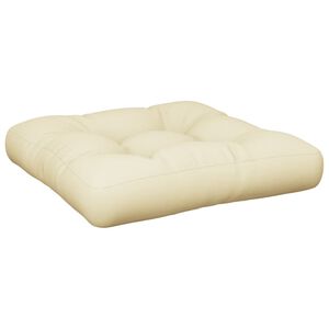 vidaXL Jastuk za palete boja pijeska 58 x 58 x 10 cm od tkanine