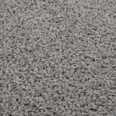 vidaXL Čupavi tepih s visokim vlaknima sivi 160 x 230 cm