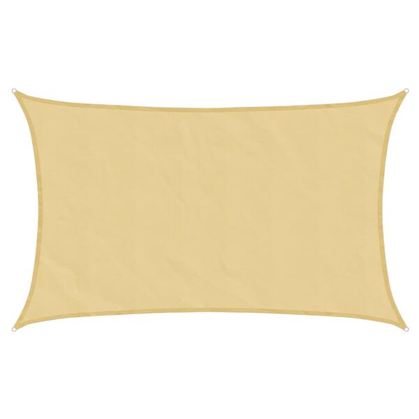 vidaXL Jedro protiv sunca boje pijeska 8x5 m 100 % poliester Oxford