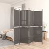vidaXL Sobna pregrada s 4 panela antracit 200 x 180 cm od tkanine
