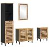 vidaXL Set ormarića za kupaonicu 4 kom. Prirodna 38 x 33 x 160 cm