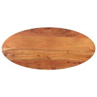 vidaXL Stolna ploča 120x50x3,8 cm ovalna od masivnog drva bagrema