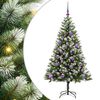 vidaXL Umjetno Božićno drvce s pokrivačem snijega 150 LED lampica