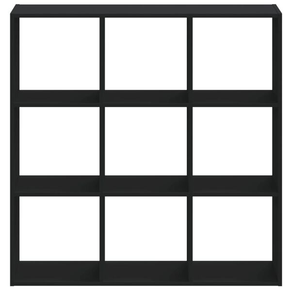 vidaXL Regal za knjige crni 102 x 32 x 102 cm od konstruiranog drva