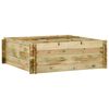vidaXL Povi&scaron;ena gredica za povrće impregnirana borovina 120x120x40 cm