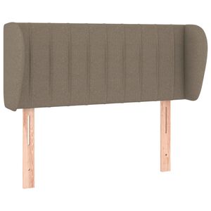 vidaXL Uzglavlje s u&scaron;ima smeđesivo 83x23x78/88 cm od tkanine