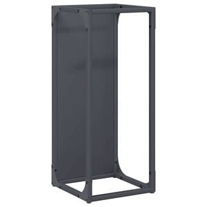 vidaXL Stalak za drva antracit 25x25x60 cm Hladno valjani čelik