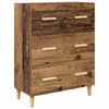 vidaXL Highboard s ladicama Staro drvo 69,5 x 34 x 180 cm